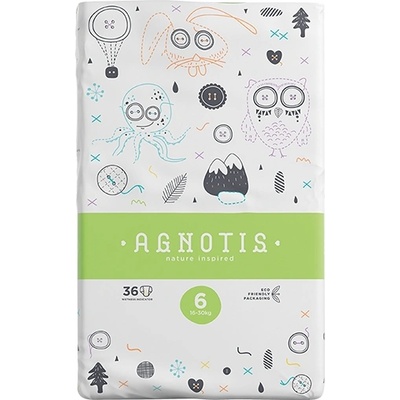 Agnotis Бебешки пелени Agnotis - No 6, 16-30 kg, 36 броя (AG6)