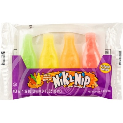 Ju C Jelly Fruits Nik-L-Nip TikTok 4 voskové lahvičky s náplní s ovocnou příchutí 39 g