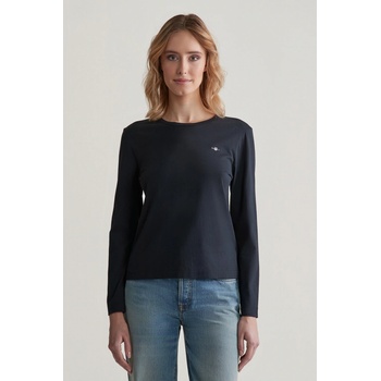 Gant REG SHIELD LS T SHIRT BLACK