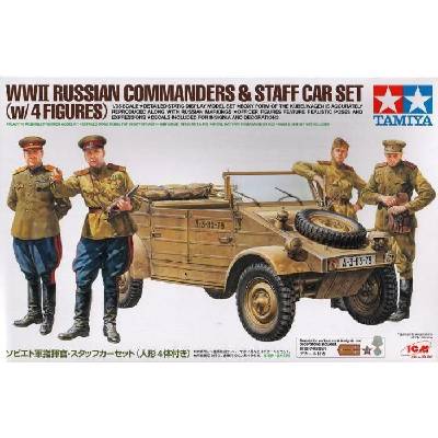 Tamiya WWII Russian Commanders & Staff Car Set 1:35