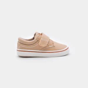 Mayoral Обувки sneaker велкро цвят пясък за бебе момче Mayoral