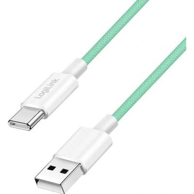 Logilink CU0326 USB 2.0 USB A vidlice USB C vidlice 500mm zelený
