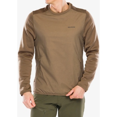 Salomon Outline Hybrid Warm Pullover shitake