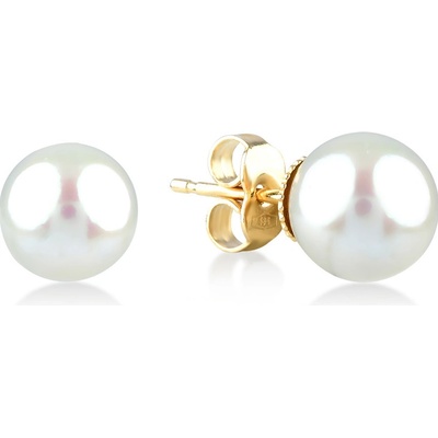 Lillian Vassago zlaté peckové s říční perlou LLV22-GER048