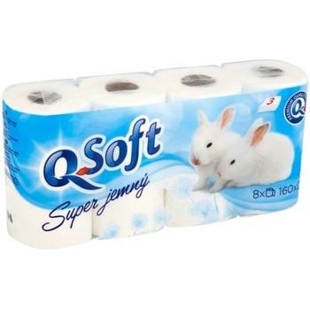 Q soft 3vr biely 8ks