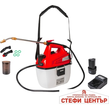 Raider Garden Tools Пръскачка Li-ion 5L 12V 2Ah 3bar 1, 6L/min RD-BMD05 (098108)
