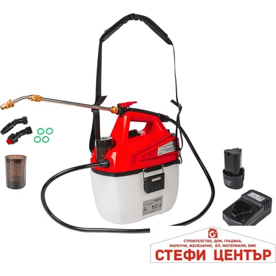 Raider Garden Tools Пръскачка Li-ion 5L 12V 2Ah 3bar 1, 6L/min RD-BMD05 (098108)