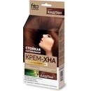 Barvy na vlasy Fitocosmetic krémová henna s lopuchovým olejem "kaštan" 50 ml