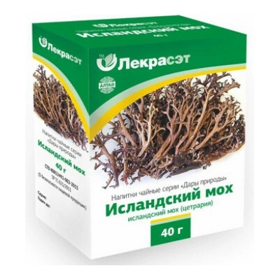 Lekraset Islandský Lišajník Pľuzgierka islandská 40 g