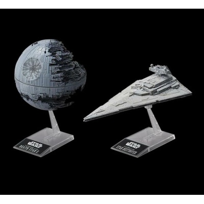 BANDAI Revell Death Star II + Imperial Star Destroyer Plastic ModelKit SW 01207 1:14500