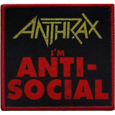 Nažehlovačka Anthrax - Anti-Social