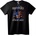 NOONEBRAND Тениска Патриотична 4 Юли - L, Black