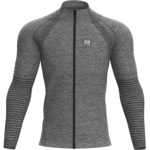 Compressport SEAMLESS ZIP SWEATSHIRT grey melange