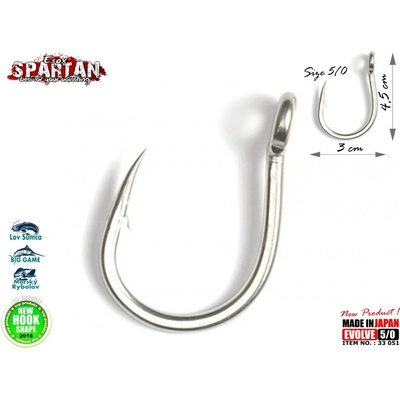 Esox Spartan Evolve Hook veľ.5 4 ks
