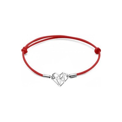 Nubis stříbrný origami srdce SX117-R