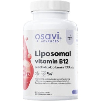 Osavi Liposomal Vitamin B12 Methylcobalamin 100 mcg | Liposovit® [120 капсули]