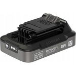 Black & Decker Акумулаторна батерия BLACK+DECKER 18V 2.0Ah BDL2018S (BDL2018S-XJ)