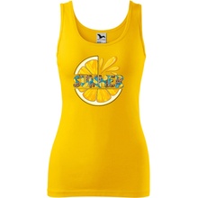 Dámske tielko Summer orange stvorené pre letné chvíle Žltá