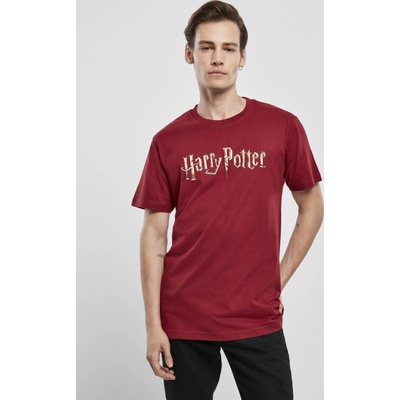Urban Classics Harry Potter Logo Tee burgundy
