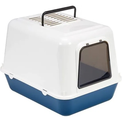 Ferplast Clear Cat 20 - Котешка затворена тоалетна с борд, филтър за миризми и активен въглен, 39, 5x 52, 5x h38см