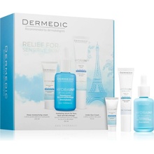 Dermedic Relief For Sensitive Skin hydratačný nočný krém 50 ml + krémový čistiaci gél 25 ml + očný krém 7 ml darčeková sada
