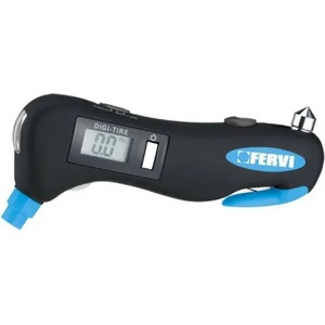 Fervi s. r. l Манометър Fervi за автомобилни гуми дигитален 0.21-10.34 bar, 0543 (0543)