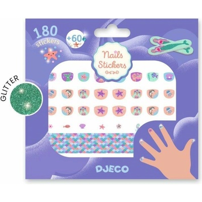 Djeco Samolepky na nehty Soft Seas