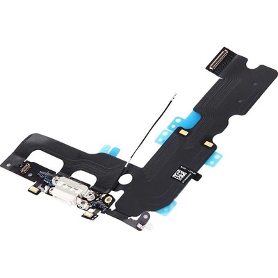 Flex kábel nabíjania Iphone 7 plus - nabíjací konektor, mikrofón Farba: Biela
