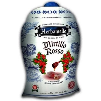 Herbamelle plnené cukríky Brusnica 75 g