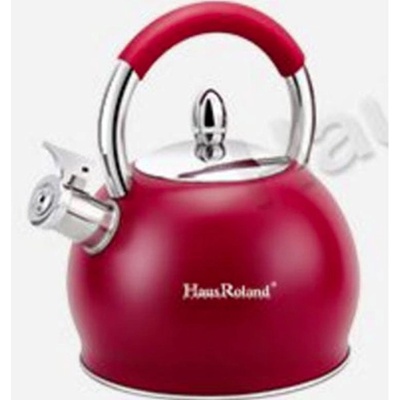 Haus roland Hr786-1 3л свирещ чайник червен (h8803018047836)