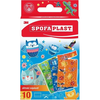 3M SPOFAPLAST č.117 Detské náplasti 10 x 6 cm, 10 ks