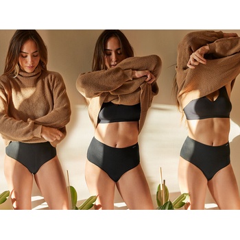 Gisela ВИСОКА БИКИНА 1/0225 negro GISELA organic EKO cotton