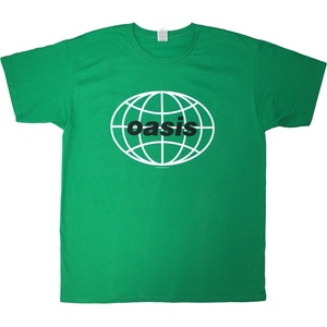 Oasis 1998 World Tour - Mexico City (Back Print) Green M Риза (OASTS44MGR02)