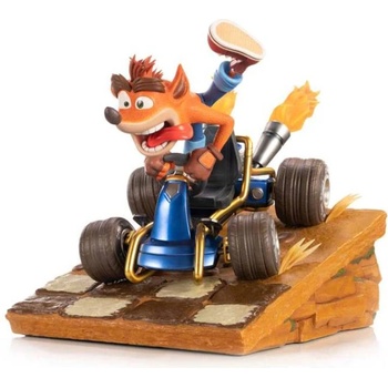 First 4 Figures Wirest4figures Crash Team Racing Nitro Fueled Crash In Kart Resin 31cm