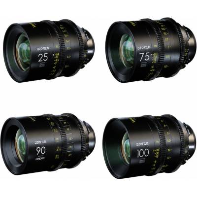 DZO Optics DZOFILM Vespid 4 Lens Kit PL (25,75,100 T2.1, Macro 90 T2.8)
