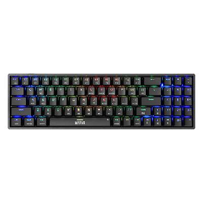 Marvo SHOGO 78, klávesnica US, herná, drôtová (USB), čierna, mechanická, podsvietenie KG956