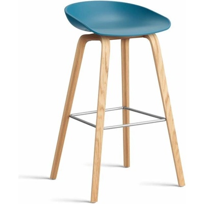 Hay AAS 32 High lacquered oak veneer / azure blue