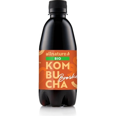 Allnature Kombucha broskev BIO 330 ml