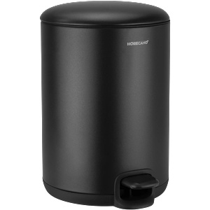 HORECANO HOME-Кош с педал 12L ЧЕРНО Ø24.2xh44.1cm (86427-ZB-002PC-BLACK) (0185177)