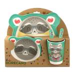 Horecano kids-Детски сервиз за хранене 5 части с чиния "МЕЧЕ" (008-6) (0107114)