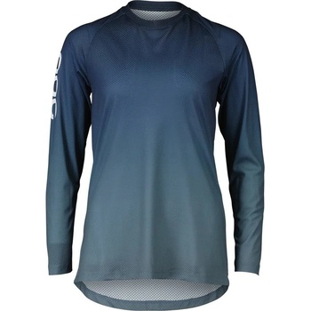 POC W's Essential MTB Lite LS Jersey Gradient Turmaline Navy