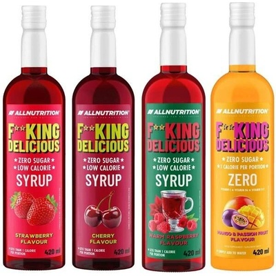 ALLNUTRITION Fitking Delicious Syrup Zero 420 ml Malina – Zbozi.Blesk.cz