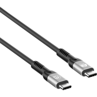 Manhattan 356381 USB-C Thunderbolt™ 3 Thunderbolt™ 4 USB 4.0 USB-C ® zástrčka 2m černý
