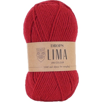 Příze DROPS Lima uni colour - 3609 červená
