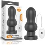Lovetoy King Sized Vibrating Anal Rammer 7" Black
