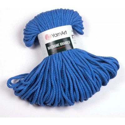 YarnArt Macrame Braided 5mm Barva: YarnArt Macrame Braided 786 modrá