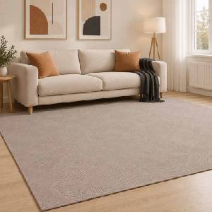 vidaXL Килим IZA Бежово 200 x 280 см 100% полиестер Нисък косъм (42050190)