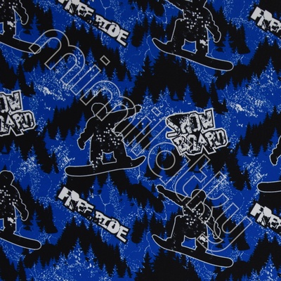 Softshell snowboard královsky modrý
