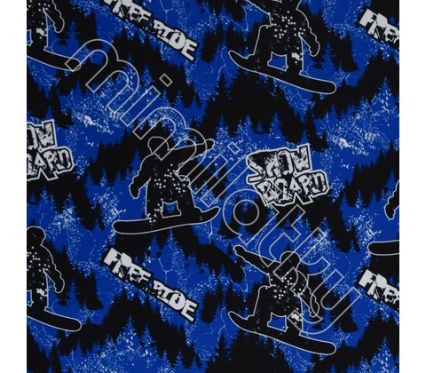 Softshell snowboard královsky modrý