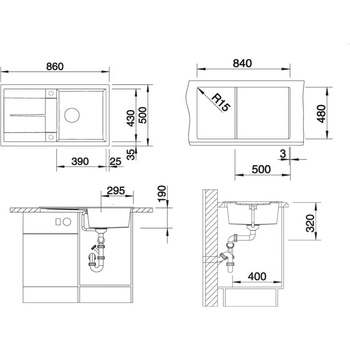 Image 1 of BLANCO METRA 5 S (525919)